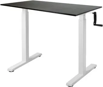 ErgoSmart Manual Desk Compact 1200x650x18 мм (дуб мореный/белый)