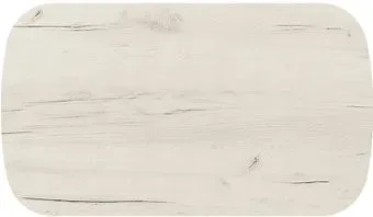 Millwood Закругленная 105x60x1.8 (дуб белый Craft)