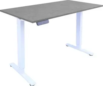 ErgoSmart Electric Desk Light 1380х800х18 мм (бетон Чикаго/белый)