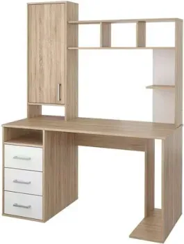 Stolline Мика с надстройкой СТЛ.165.16 (дуб сонома/белый)