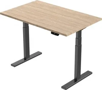 Smartstol 120x80x3.6 (черный/дуб санома)