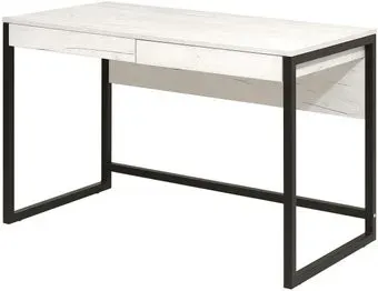 Millwood Лофт Чикаго Р-2 120x60 (дуб белый Craft/металл черный)
