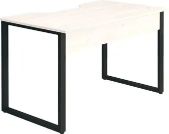 Millwood Лофт Гонконг ДТ-3 130x70x75 (дуб белый Craft/металл черный)