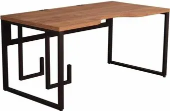 Millwood Каир 2 с вырезом 160x80x74 (дуб табачный Craft/металл черный)
