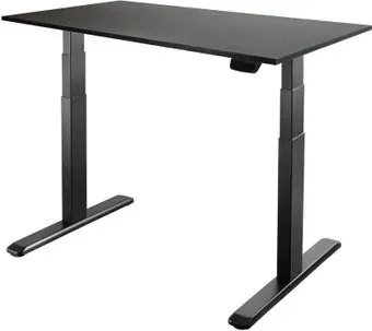 ErgoSmart Ergo Desk Prime 1200x650x18 мм (дуб темно-коричневый/черный)