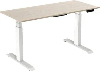 WellDesk Uplift с эл. приводом 2-х мотор. 18 (дуб винченца H3157/белый)