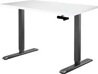 ErgoSmart Manual Desk Special 1360x800x36 мм (альпийский белый/черный)