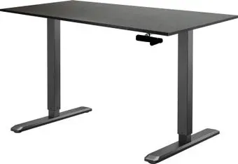 ErgoSmart Manual Desk Special 1380x800x18 мм (дуб мореный/черный)