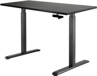 ErgoSmart Manual Desk 1360x800x36 мм (дуб мореный/черный)