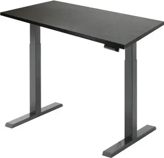 ErgoSmart Electric Desk Compact 1360x800x36 мм (дуб мореный/черный)