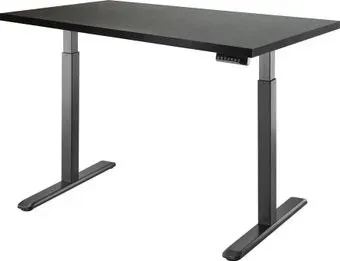 ErgoSmart Electric Desk 1360x800x36 мм (дуб мореный/черный)