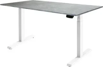 ErgoSmart Ergo Desk Pro 1380x800x18 мм (бетон чикаго светло-серый/белый)