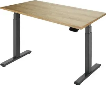 ErgoSmart Ergo Desk Pro 1360x800x36 мм (дуб натуральный/черный)