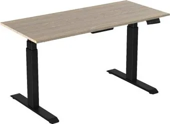 WellDesk с электроприводом Bosch двухмоторный 18мм (ясень шимо, черный)