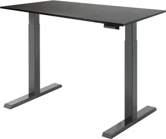 ErgoSmart Electric Desk Compact (дуб мореный/черный)