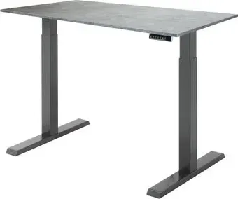 ErgoSmart Electric Desk Compact (бетон чикаго светло-серый/черный)