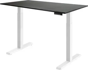 ErgoSmart Electric Desk Compact (дуб мореный/белый)
