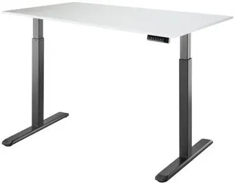 ErgoSmart Electric Desk 1380x800x18 мм (альпийский белый/черный)