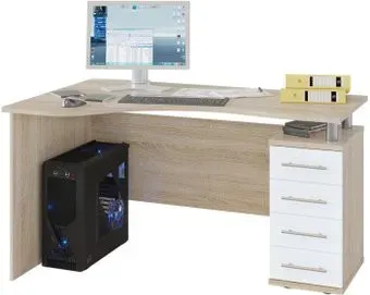 Сокол КСТ-104.1 правый (дуб сонома/белый)