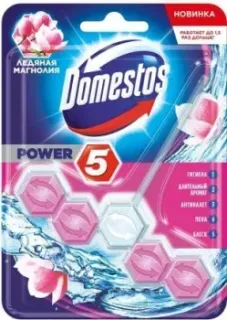 Domestos Power 5 Ледяная магнолия 55 г