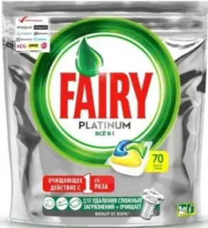 Fairy Platinum Lemon All in 1 (70 шт)