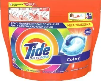 Tide Все в 1 Pods Color (60x16.8 г)