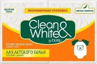 Duru Clean&amp;White для детского белья 4x120 г
