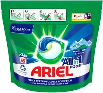 Ariel Все в 1 Pods Горный родник (65 шт)