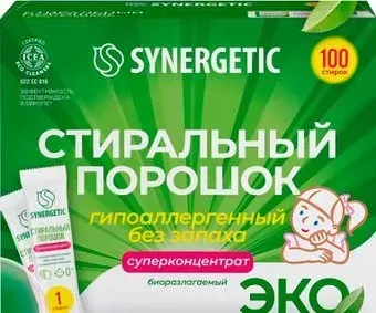 Synergetic Биоразлагаемый универсальный гипоаллергенный суперконцентрат (100x25 г)