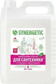 Synergetic Для мытья сантехники кислотное, биоразлагаемое 5 л