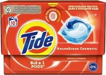 Tide Все в 1 Pods Альпийская свежесть (10x16.8 г)