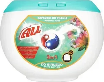 All 3in1 для белого белья (40 шт)
