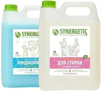 Synergetic универсальный + кондиционер Утренняя роса (2x5 л)