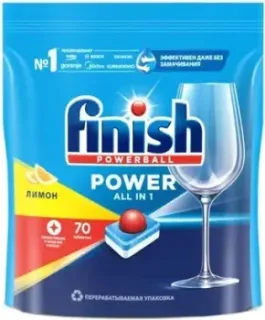 Finish All in One Лимон эффективное очищение и блеск (70 шт)