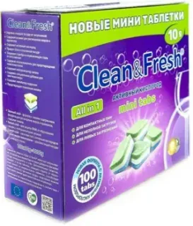 Clean&amp;Fresh All in 1 Mini Tabs (100 шт)