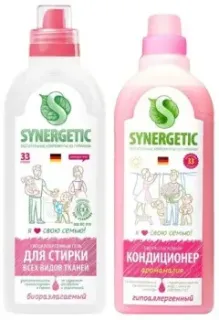 Synergetic Универсальный + Кондиционер Аромамагия гипоаллергенный (1 л+1 л)