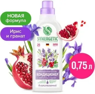 Synergetic Нежный ирис и гранат 750 мл