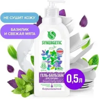 Synergetic Базилик и свежая мята биоразлагаемое 500 мл