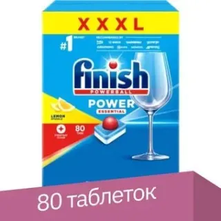 Finish All in 1 Powerball Power Essential лимон (80 шт)
