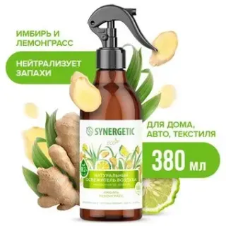 Synergetic на водной основе имбирь и лемонграсс 380 мл