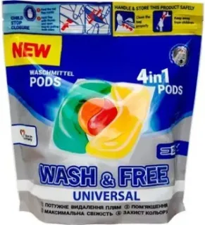 Wash &amp; Free Universal 4в1 (25 шт)