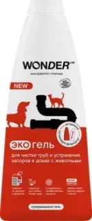 Wonder LAB для чистки труб и устранения засоров в домах с животными 1.1 л