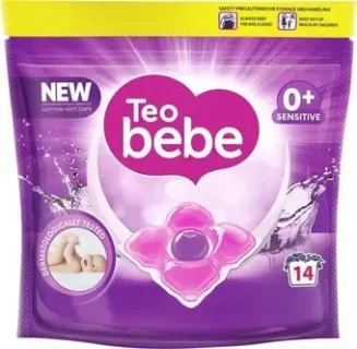 Teo Bebe Cotton Soft caps Sensitive 14 шт