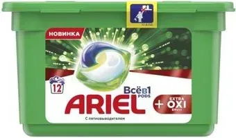 Ariel Все в 1 Pods Extra OXI Effect (12 шт)