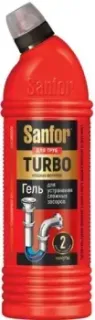 Sanfor Turbo для очистки канализационных труб 500 мл