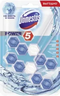Domestos Power 5 Свежесть океана Дуо 2х55 г
