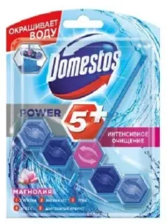Domestos Power 5+ Видимая защита Магнолия 53 г
