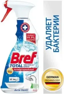 Bref Тотал Чистота и Блеск Анти-Налёт Антибактериальный 500 мл