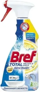 Bref Тотал Чистота и Блеск Анти-Налёт Лимонная свежесть 500 мл