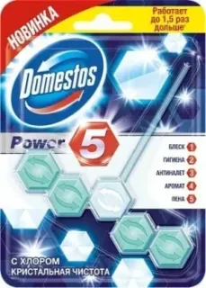 Domestos Power 5 Кристальная чистота 0.055 кг